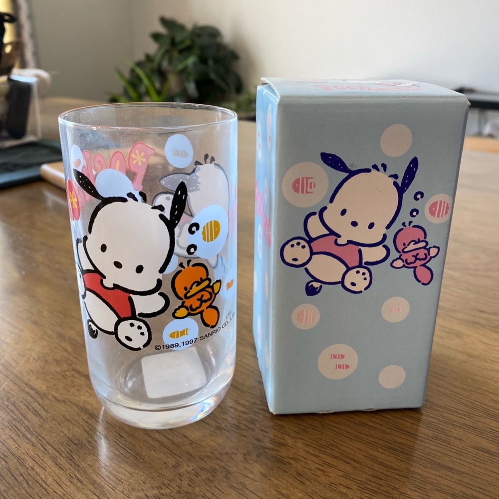 90’s Sanrio - 240ml Glass Pochacco